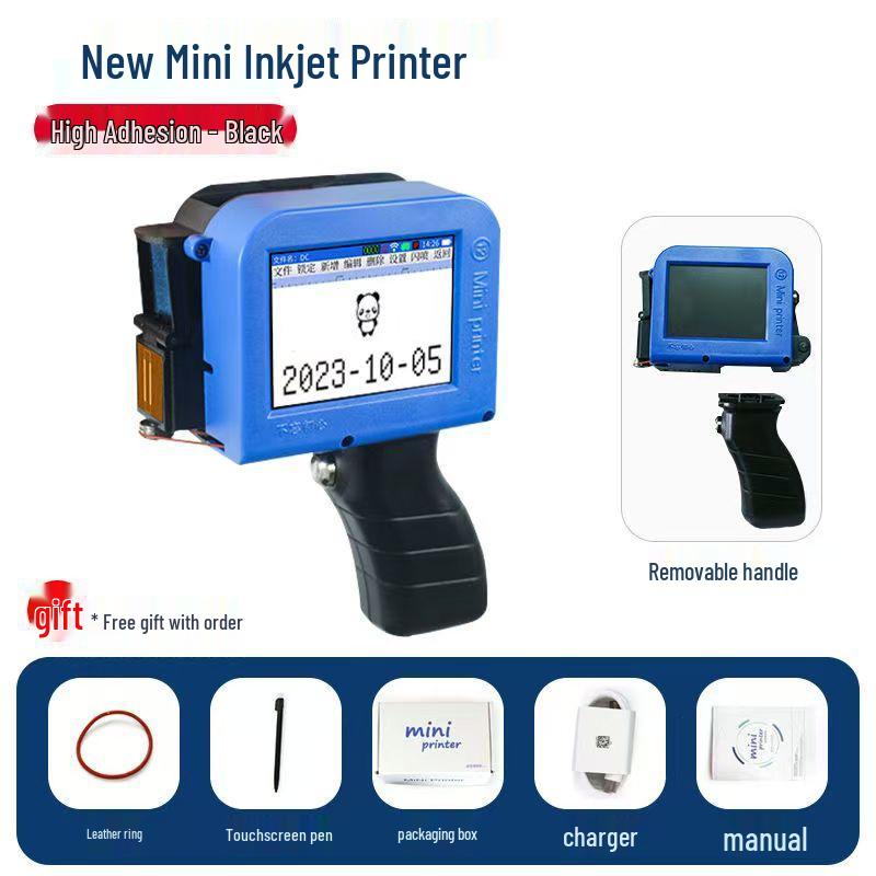 Compact Automatic Handheld Inkjet Printer for Batch Number and Barcode Date Coding On Cartons