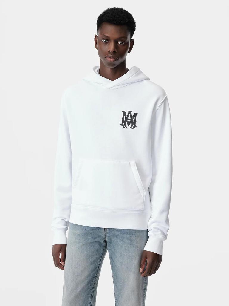 Amri Design Unisex Hooded Sweatshirt with Letter Print - Trendy European & American High Street Style