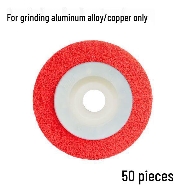 50 Nylon Polishing Fiber Discs for Angle Grinders - Metal & Stainless Steel
