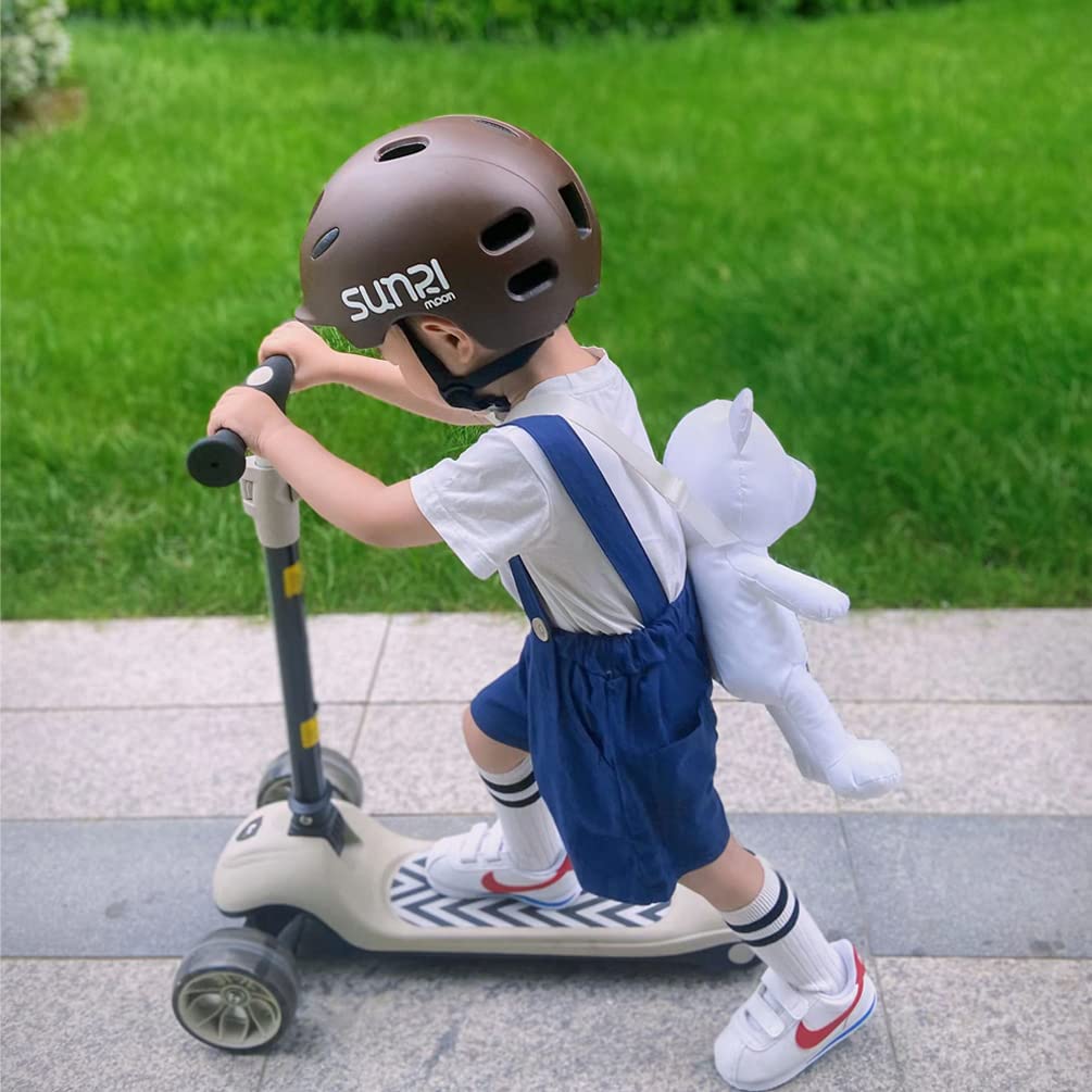 SUNRIMOON Balance Wheel Bicycle for Boys and Girls CPSC Safety Standard CE GB Certified Children's Helmet, Impact-Resistant, Detachable, Washable,