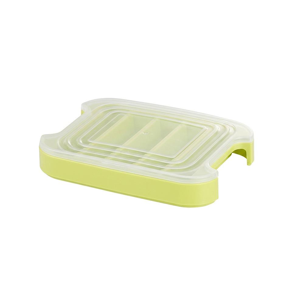 

DIY Ice Maker 5/10/15 Grid Freezer Mold Durable Ice Tray Mold Green-1 Layer