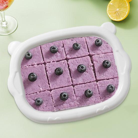 Fried Yogurt Machine Portable Home Ice Cream Roll Maker Stainless Steel Freezing Tray with 2 Spatulas BPA-Free Ice Cream Roll