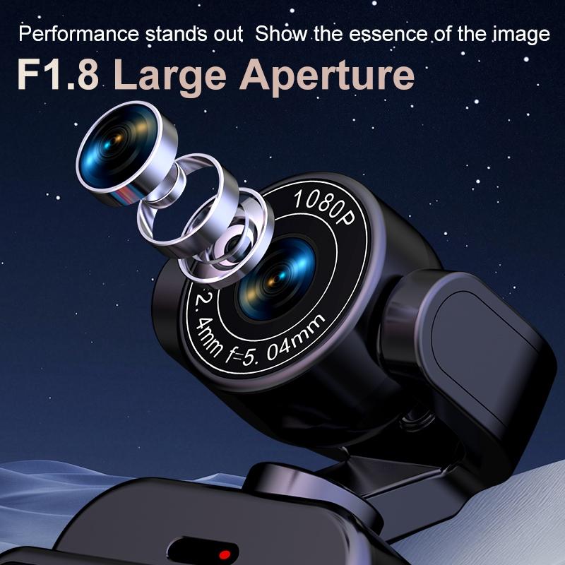 1080P HD Action Camera 360° Rotatable Lens Sports Camera with Night Vision Anti-Shake WiFi APP Control for Cycling/Travel