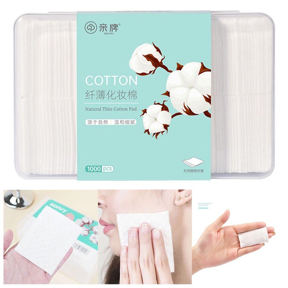 Portable Cosmetic Wipes Disposable Double-sided Cotton Pads Makeup Removal Makeup Facial Cotton Pads