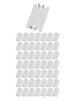50 Count Nail Plates for Wood Stud Applications Heavy Duty Cable Wire Protectors to Avoid Damage During Construction
