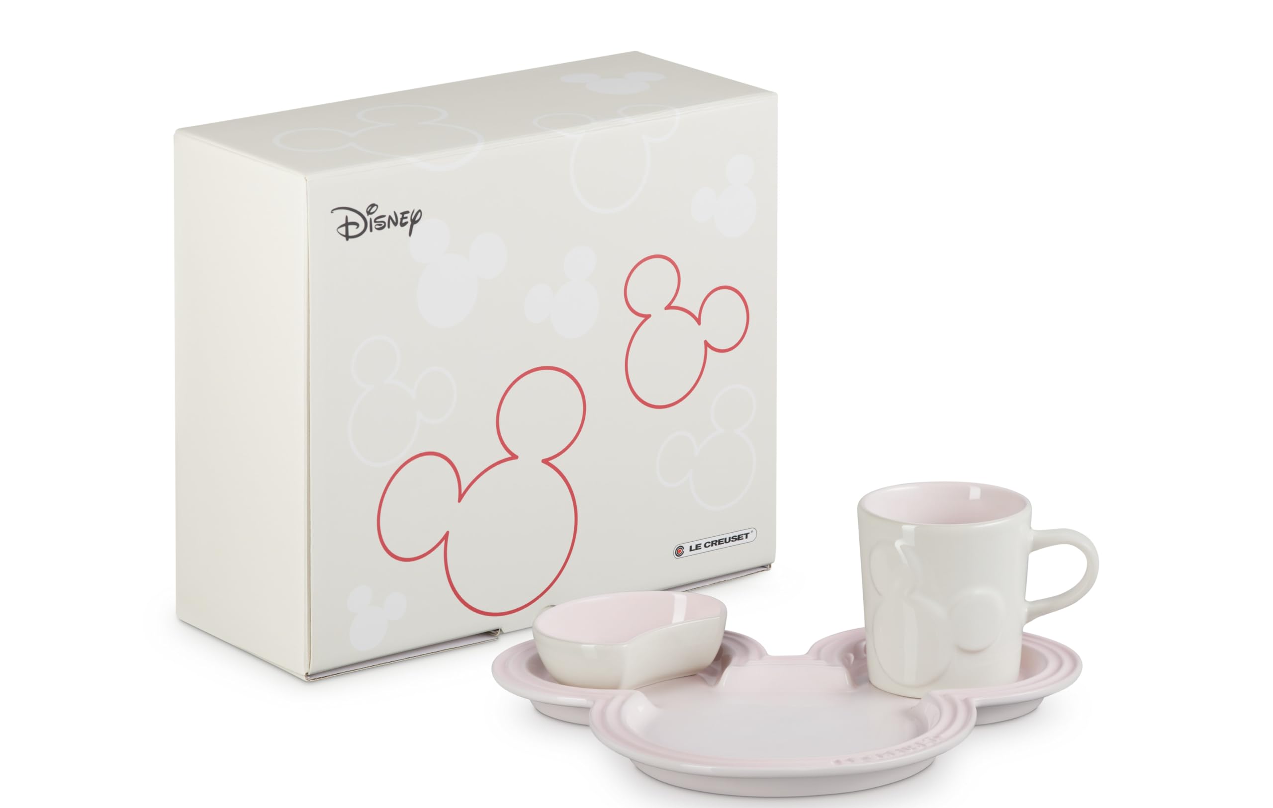 

Le Creuset Disney Міккі Маус Набір столового посуду Shell Pink Мікрохвильова піч Посудомийна машина Подарунок Подарунок Celebration Японський [авторизований продукт]