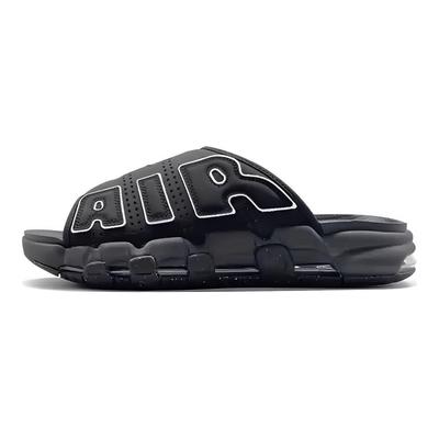 Air More Uptempo Slide Must - Hall tald Meeste tossud Läbipaistev valge DV2132-001