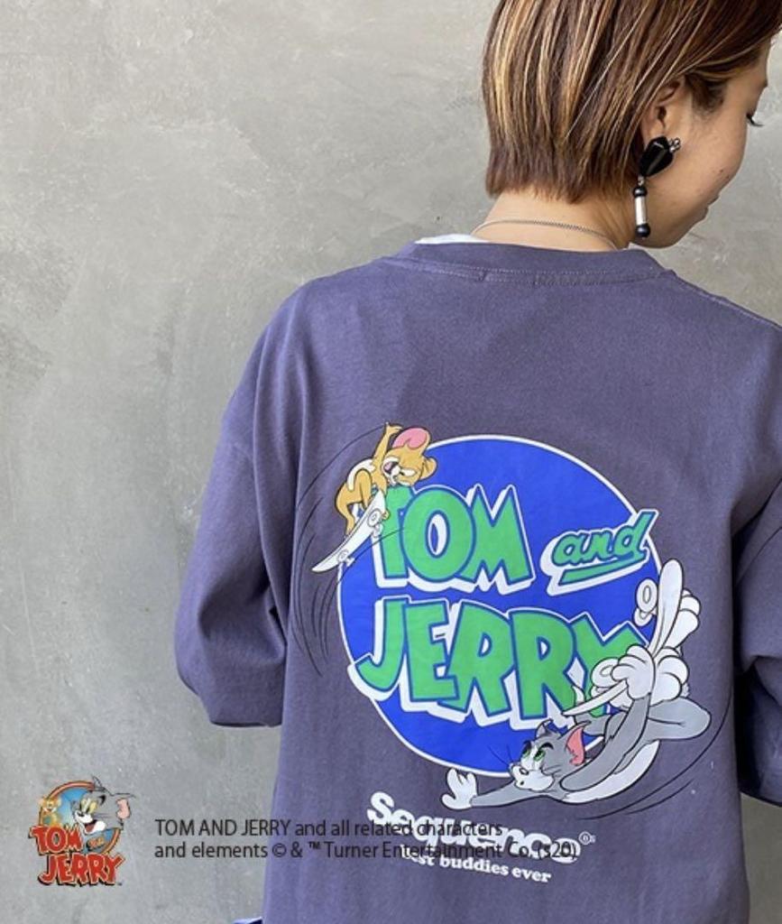 [USED] SEQUENCE BY B-ONE-SOUL Tom and Jerry T-shirt L