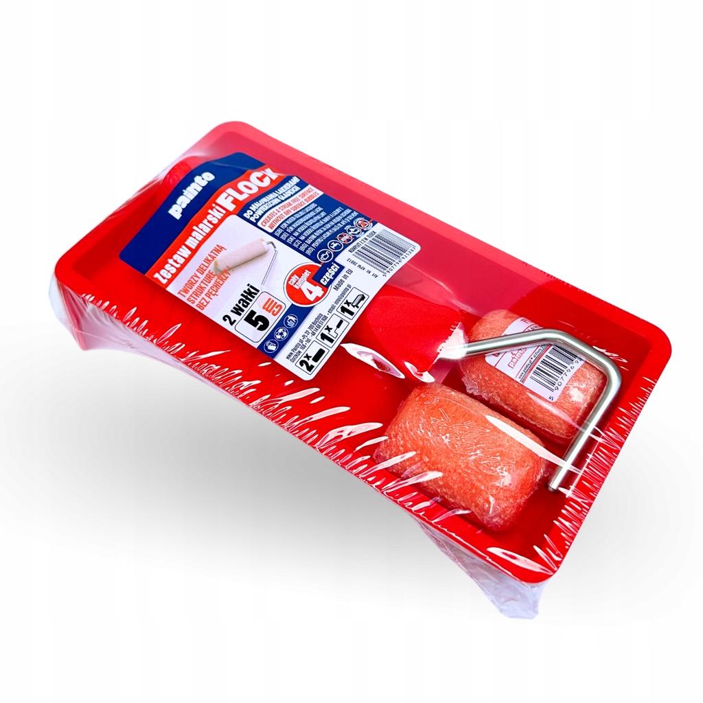 Painting Set with Paint Tray & 2 Rollers & Small Handle
