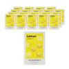 Airy Fit Sheet Mask Lemon Brightening Hydrating Facial Mask Korean Skincare 1 Sheet X 20 Pcs