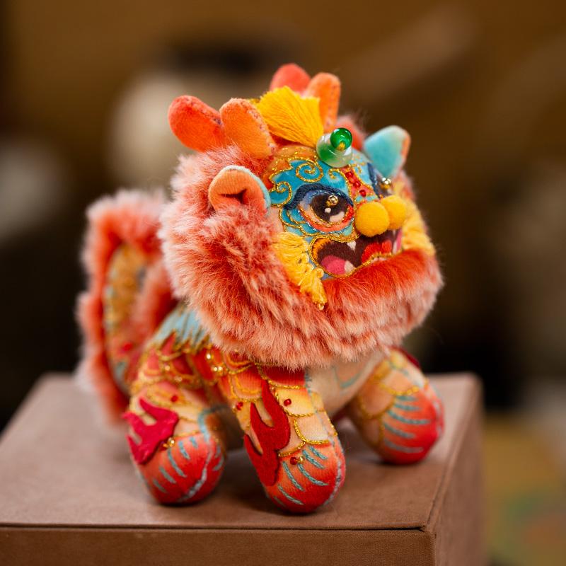

Handmade Diy Material Kirin Sachet Pendant Unfinished Pixiu Embroidery Sachet Chinese Style Auspicious Beast Sachet Crafts