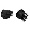 AC 6 Pin 2 Position ON/Off Power Switch Round Rocker Power Switch Black Button for Car Boat Rocker Switch Toggle KCD1-206