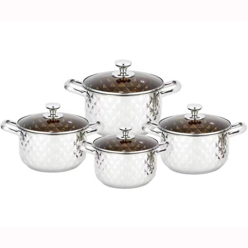 Wutuo 316L Stainless Steel 4-Piece Soup Pot Set