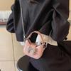 Chain Strap Messenger Bag for Women Bows Shoulder Bag PU Leather Crossbody Bag