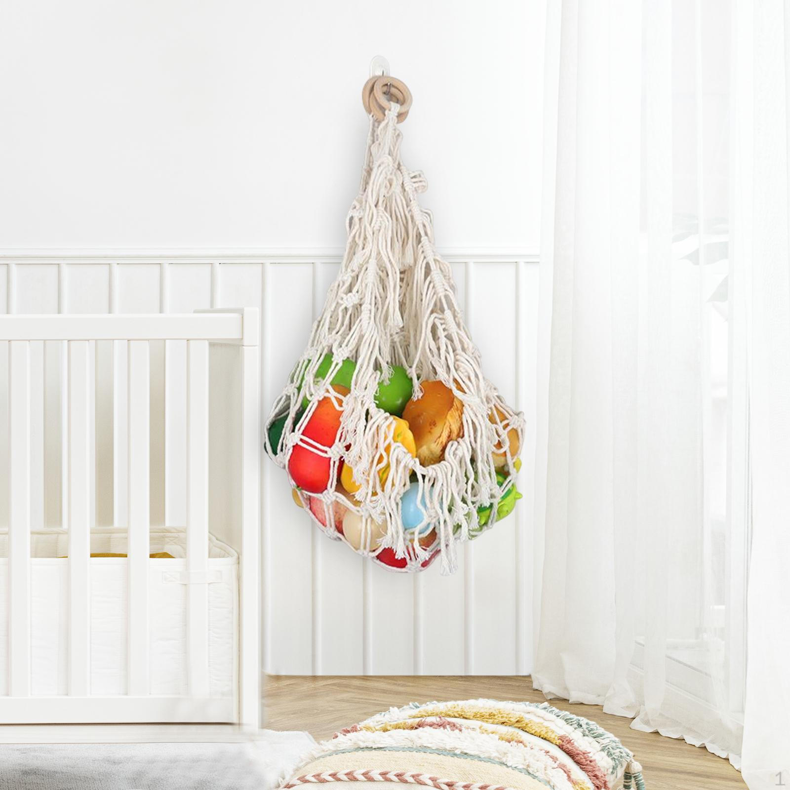 

Креативный игрушечный гамак, подвесной держатель для хранения вещей в виде макраме, мягкая игрушка large