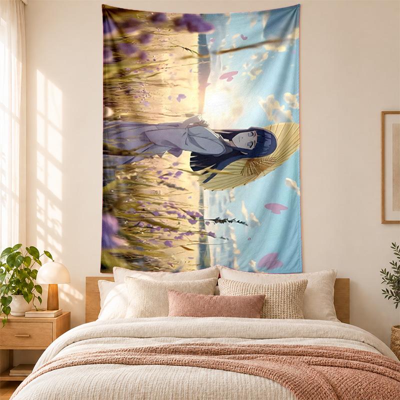 Hyuga Hinata Tapestry highquality for decorating living room bedroom dorm walls ideal as bedroom wallart orholiday gift