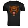 Roaring Grizzly Bear Head Wild Animal Graphic T-Shirt