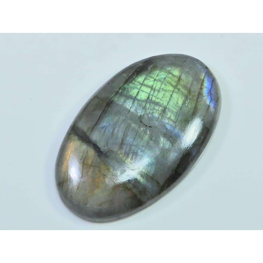 25X43X06MM Natural Purple Labradorite Spectrolite Oval Loose Gemstone 70Cts. D-446