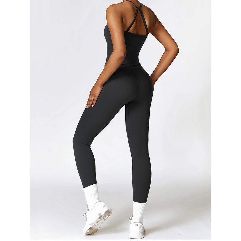 Nude Feel Yoga Pants Women's 2025 New Arrival Peach Hip Seamless Belly Contracting and Close-Fitting Outwear Running Sports Quick-Drying Fitness Pants
