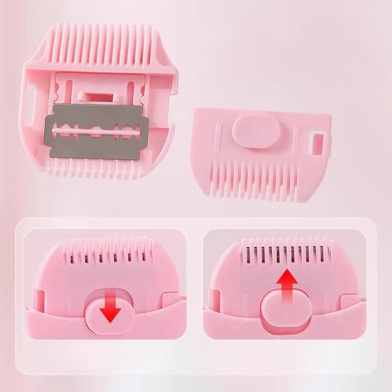 2 In 1 Baby Haircut And Hairdressing Comb Trim Bangs And Broken Hair Bangs Trimmer Manual Portable Children'S Hair Clipper