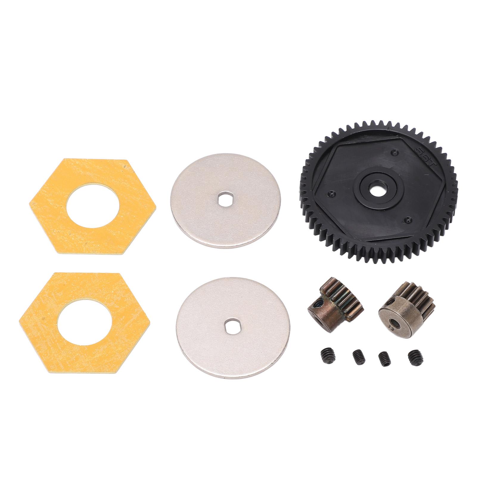 

110 RC 56T Large Spur Gear with 13T 15T Motor Gear RC Upgrade Parts for Axial SCX10 RC Crawler Car чорний