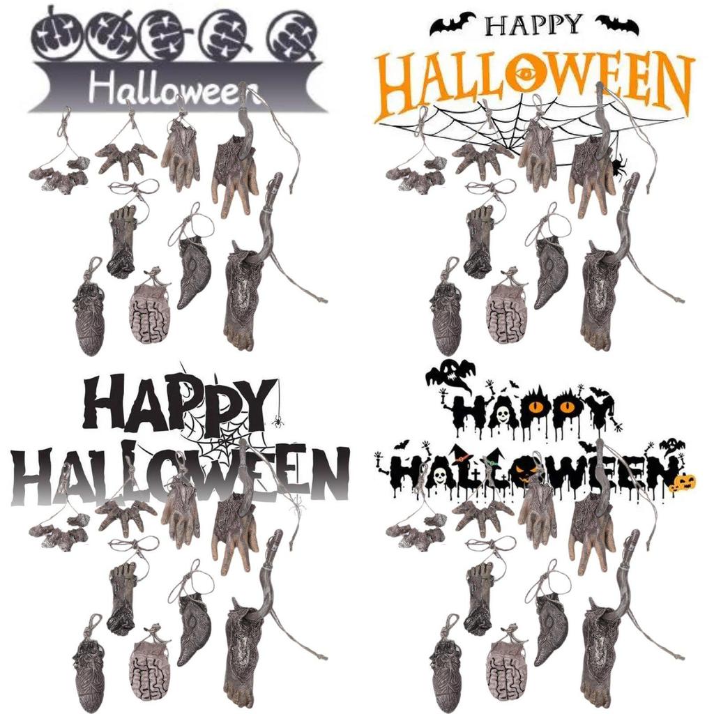 Gruesome And Eye-catching Halloween Decoration Props Featuring Severed Fingers And Limbs