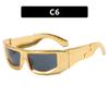 New Y2K Large Frame Square Sunglasses Women Brand Designer Fashion Sun Glasses Men's  Sports Cycling Eyewear UV400