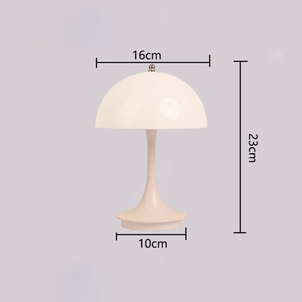 Touch Mushroom LED Table Lamp Cordless Indoor Lighting  for Hotel Bar Coffee