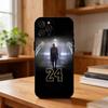 K-Kobe B-Bryant  24 Phone Case For iPhone17,16,15,14,13,12Plus,Pro Max,XS,5G Soft Silicone Black Cover