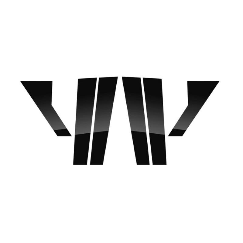 6Pcs Carbon Fibre Car Door Window Trim Pillar Posts Decorative Cover Trim For VW Jetta Sedan -2022 Auto