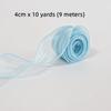 10 Yards/Roll Chiffon Organza Silk Ribbon Satin For DIY Craft Gift Wrapping Decoration Wedding Bouquets Wreath Sewing Supplies