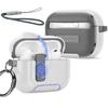 For Airpods Pro 3 Magnetic Lock Case with Kickstand & Lanyard Shockproof Protector Case for Apple AirPods Pro 3rd Cover
