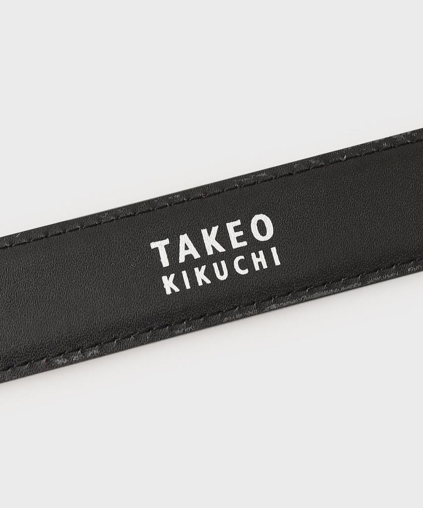 Belts and Suspenders Smart Dress Belt G8701033 Black 00 [Takeo Kikuchi] [Adjustable Size] Men's (019) (FREE)