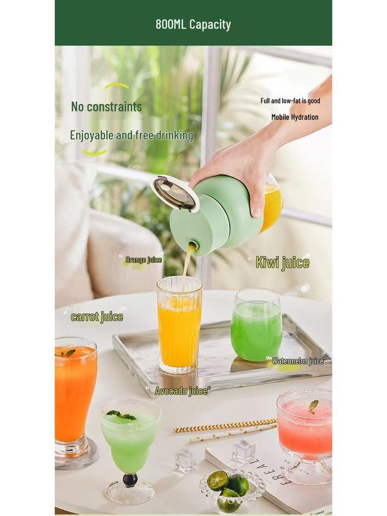 Zemkon Portable Mini Electric Juicer Cup - Small, High Quality for Fruit Juicing