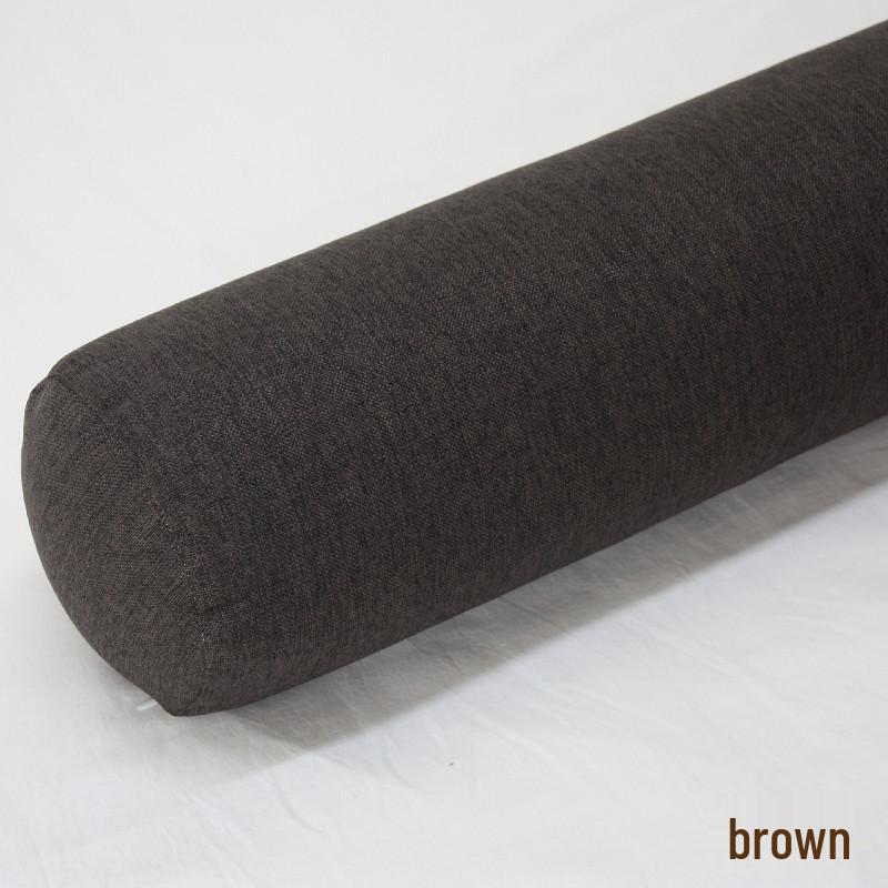 Removable and Washable Leg-Clamping Bolster Pillow - Cylindrical Bed Gap Filler with Imitation Cotton Linen.