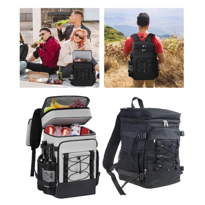Durable Picnics Chiller Bag With Thick Insulation Leakproof Construction Ergonomic Backpack For Hiking And Camping