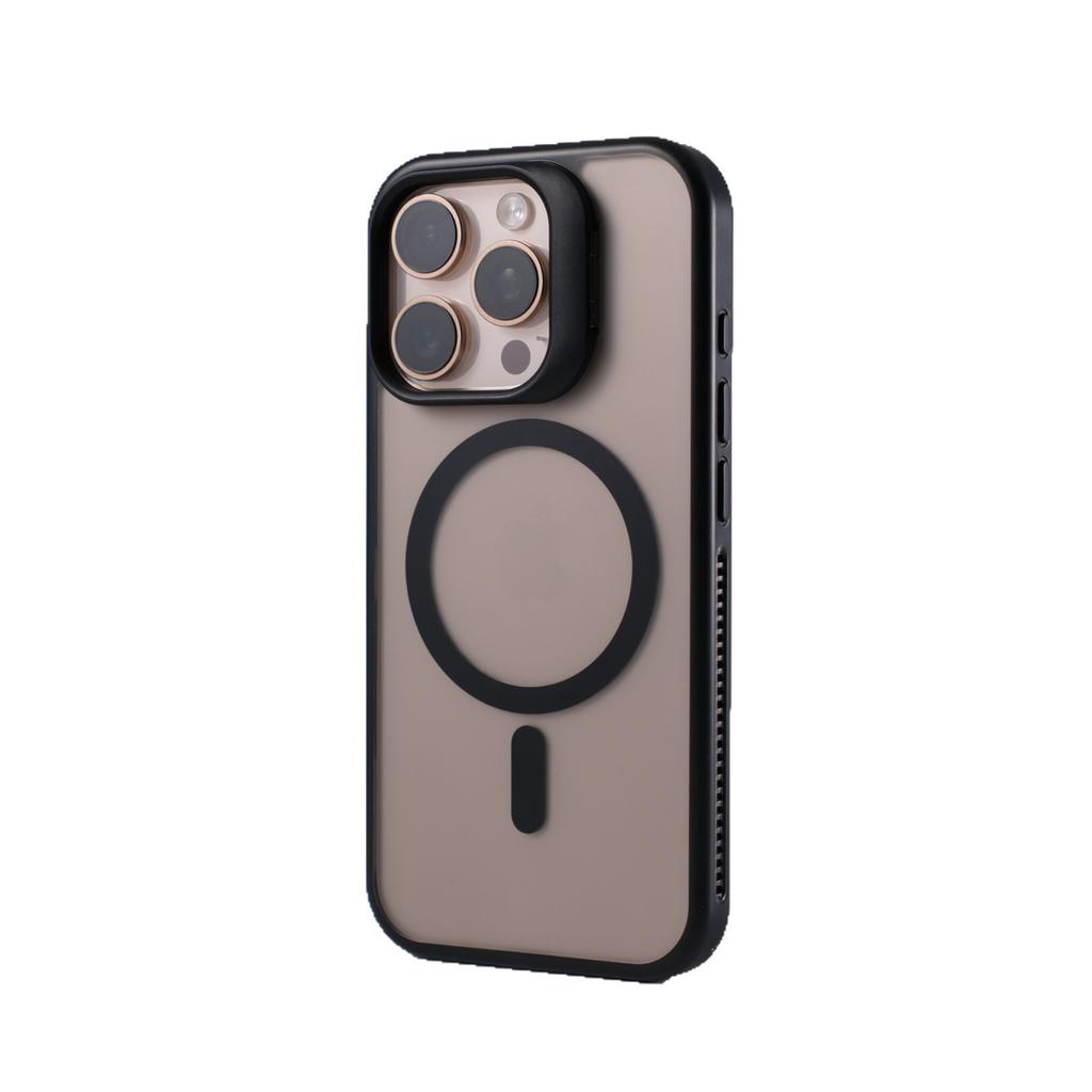 Applicable to iPhone16promax skin-sensitive magnetic mobile phone case Apple 15 creative lens 14 matte anti-drop PC case