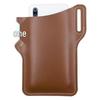 Men's Leather Phone Pouch Belt for Running & Outdoor Use