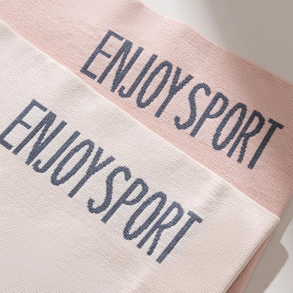 Sexy Seamless Sports And Fitness Letter High-Waisted Seamless Panties, Super Comfortable Tight-Fitting Women's Panties Plus Size