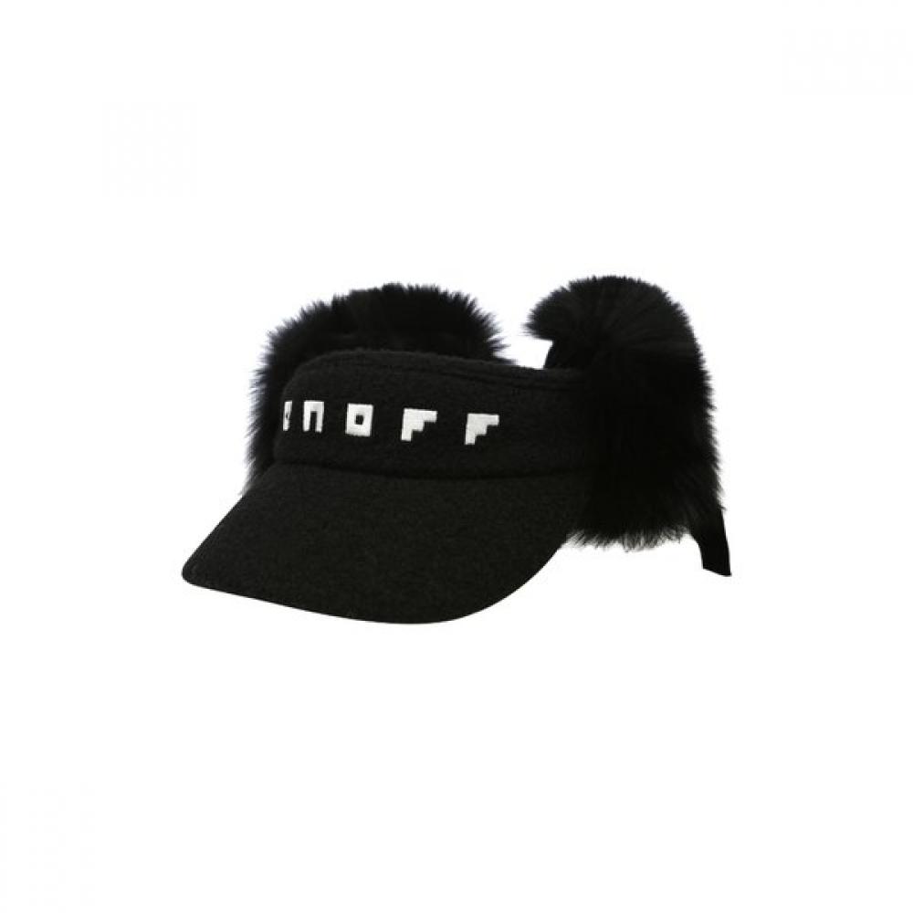 

Onoff Women S Fox Fur viSor Of8613lb Black BLACK/FREE