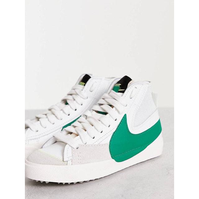 

Бело-зеленые кроссовки Nike Blazer '77 Jumbo Mid