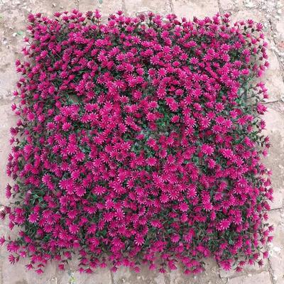 Artificial Sun Protection Plant Wall Sun Flower Green Plant Wall Green Carving Artificial Turf Fake Flower Wall Lawn Landscaping Decoration