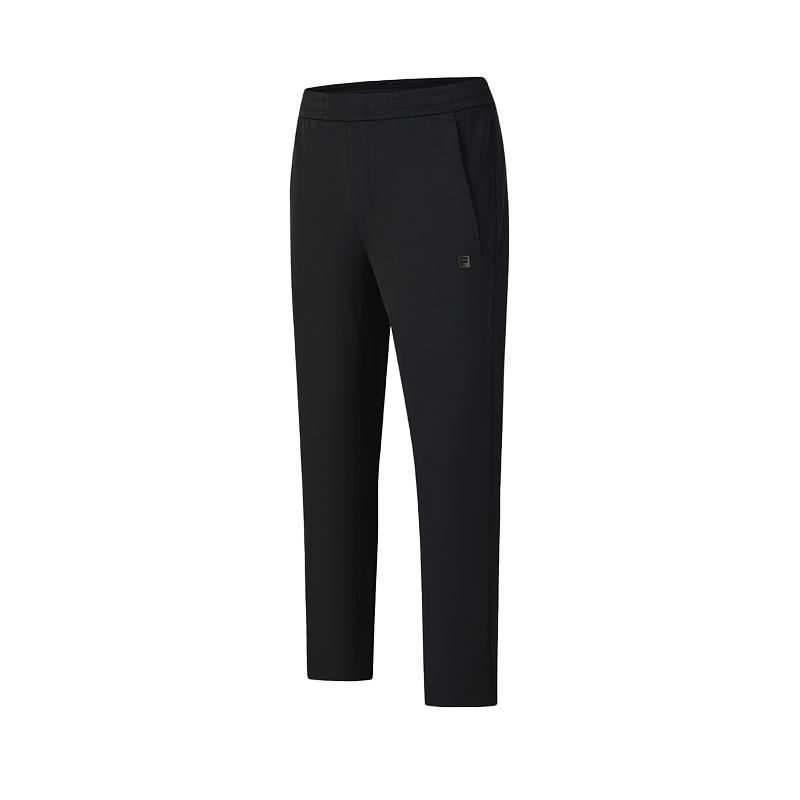 New FILA Knitted Sports Pants Men's Pitch Black A11M511601F-BK
