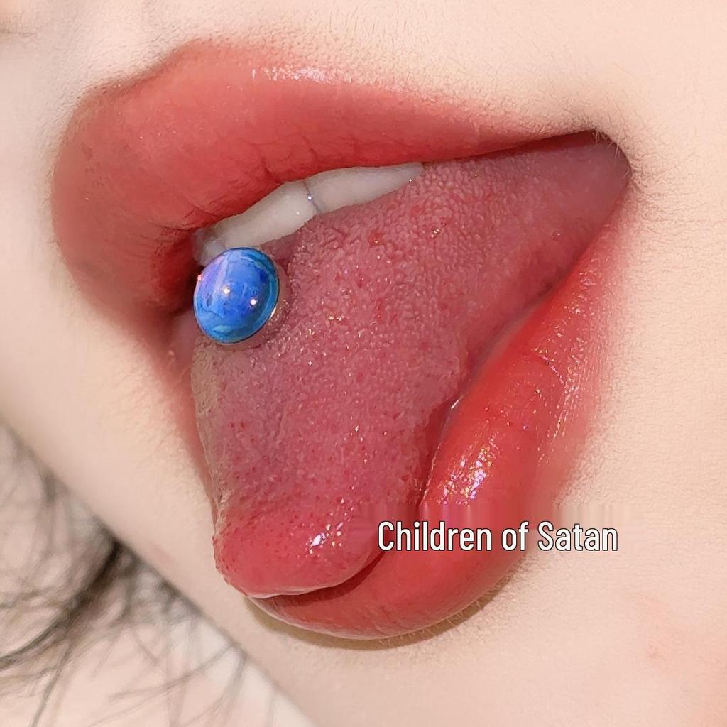 Satan's Child Tongue Stud: Basic Formula Bling for Hot Girls