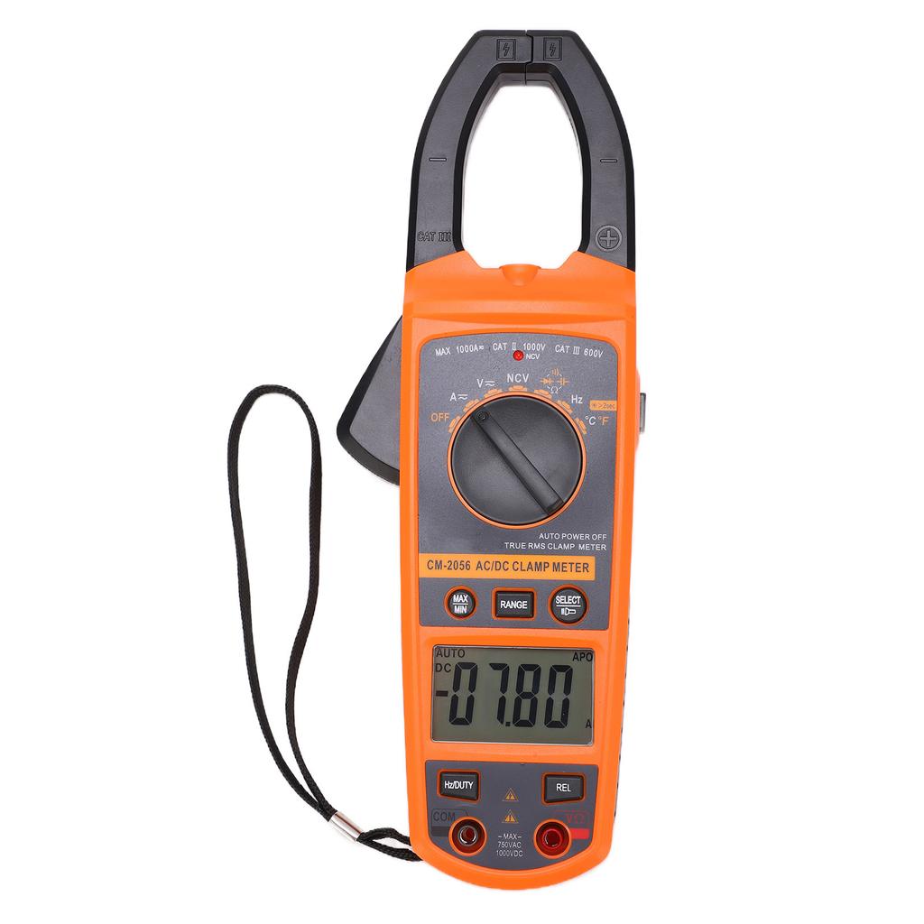 CM‑2056 1000A Digital Clamp Ammeter Automatic Multifunctional Current Multimeter for Outdoor