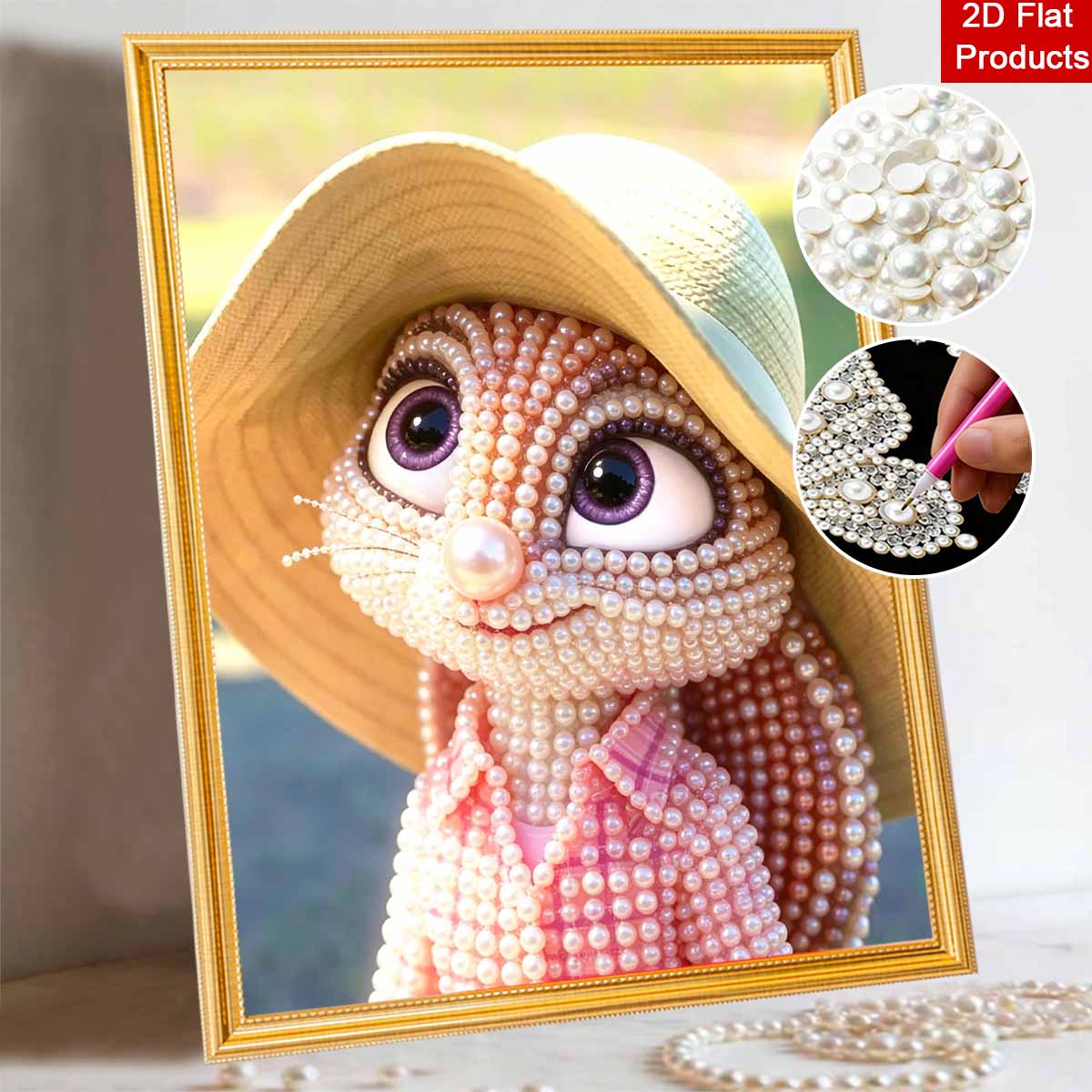Disney Pearl Painting Painting Kit Adorable Bunny Pearl Art Home Decor Handmade Gift Craft Supplies 30x40