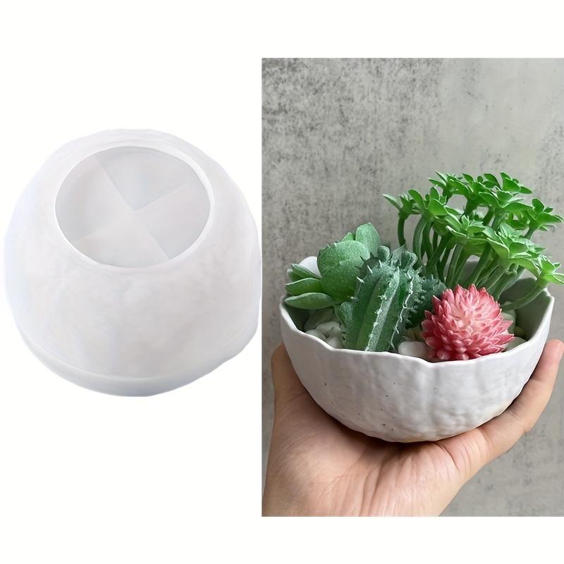 

Reusable Silicone Mold Epoxy Resin Casting Asymmetric Bowl Shape DIY Jewelry Dish Fruit Plate Potted Stand Home Decor Molds