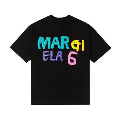 2025 Summer New Loose Black Digital Men Printed Round Neck Design T-shirt Women Fashion Casual Versatile Couples' Outfits
