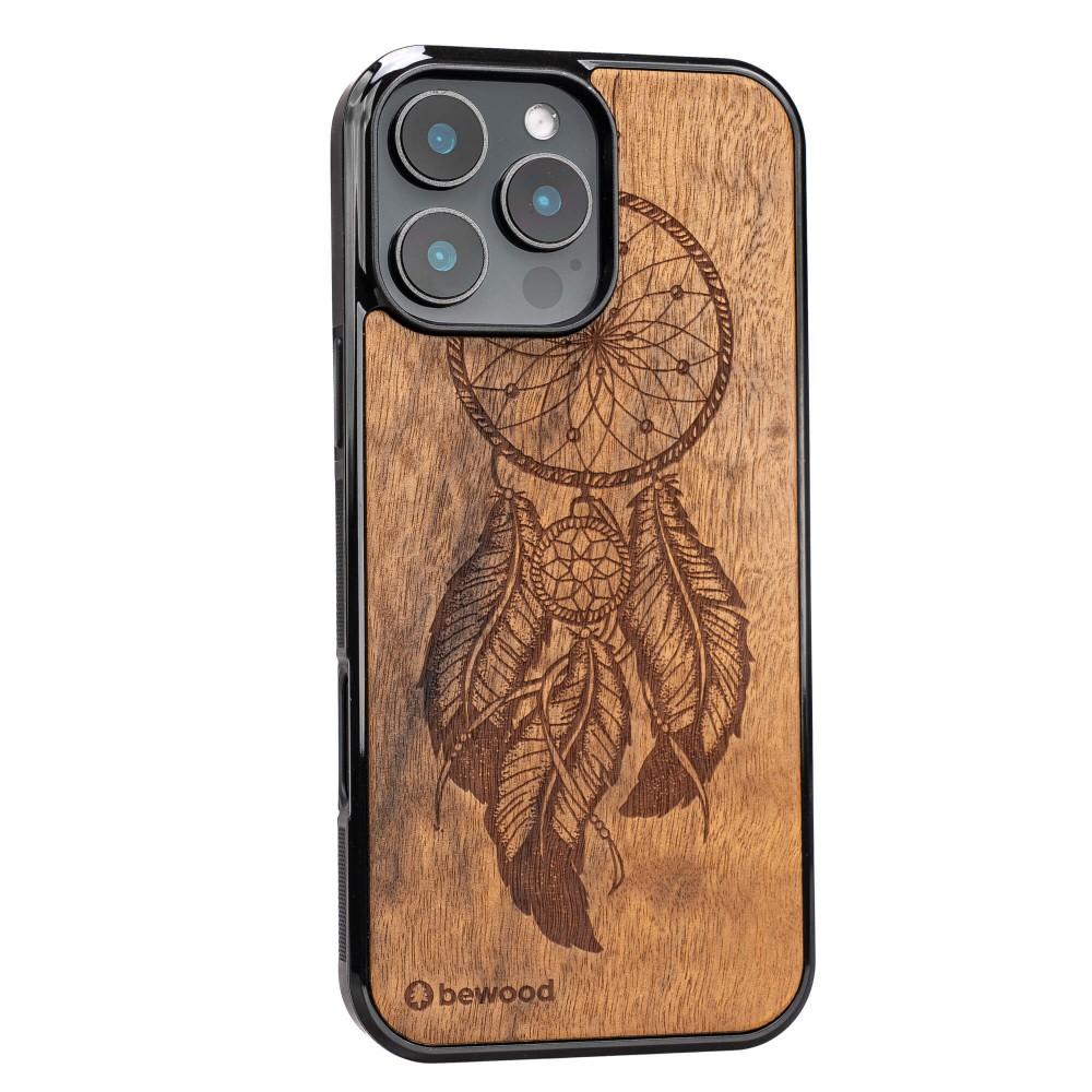 Bewood Wooden Case for iPhone 16 Pro Max Dreamcatcher Imbuia