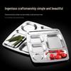 Molona Stainless Steel Divided Meal Tray Set